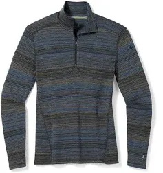 Smartwool Men's Classic Thermal Merino Base Layer Pattern 1/4 Zip