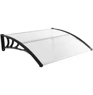 Patio 40" x 40" Awning Canopy Outdoor Window Door Overhang Rain Snow Protection