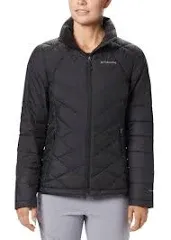 COLUMBIA Waistcoat Women&#039;s MEDIUM Full Zip Padded Quilted Black