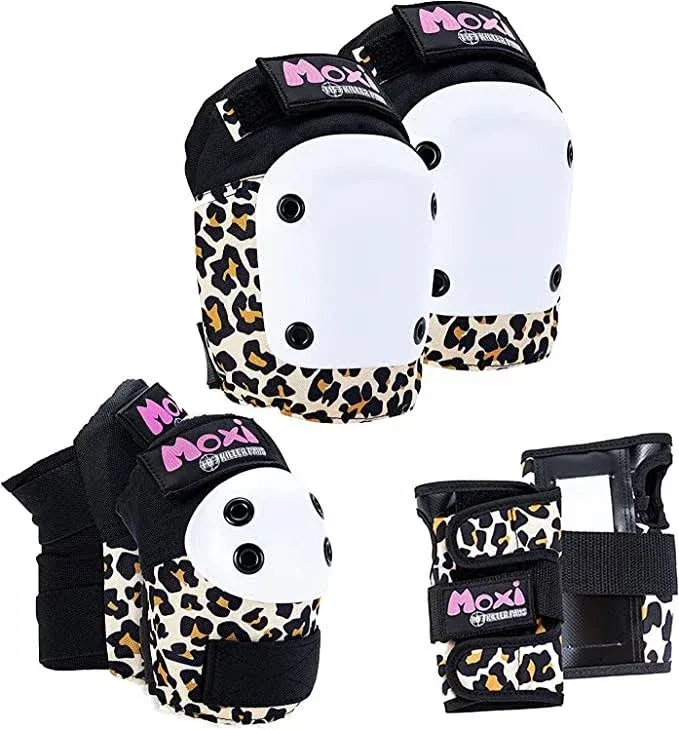 187 Killer Pads Moxi Skate Knee Pads, Elbow Pads, and Wrist Guards, Six Piece Pad Set