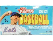 2021 Topps Heritage Baseball Sealed Hobby Box