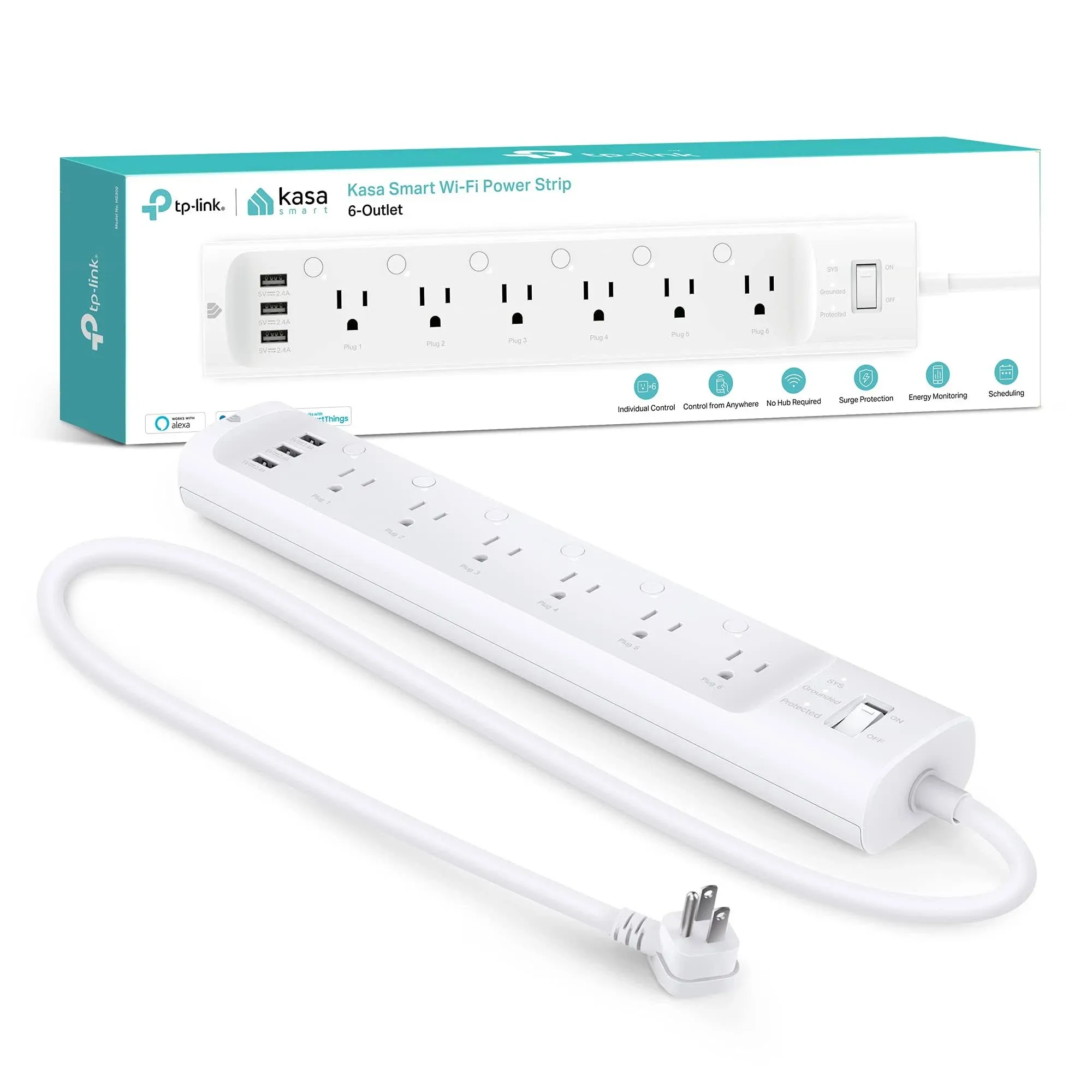 TP-Link HS300 Kasa Smart Wi-Fi Power Strip