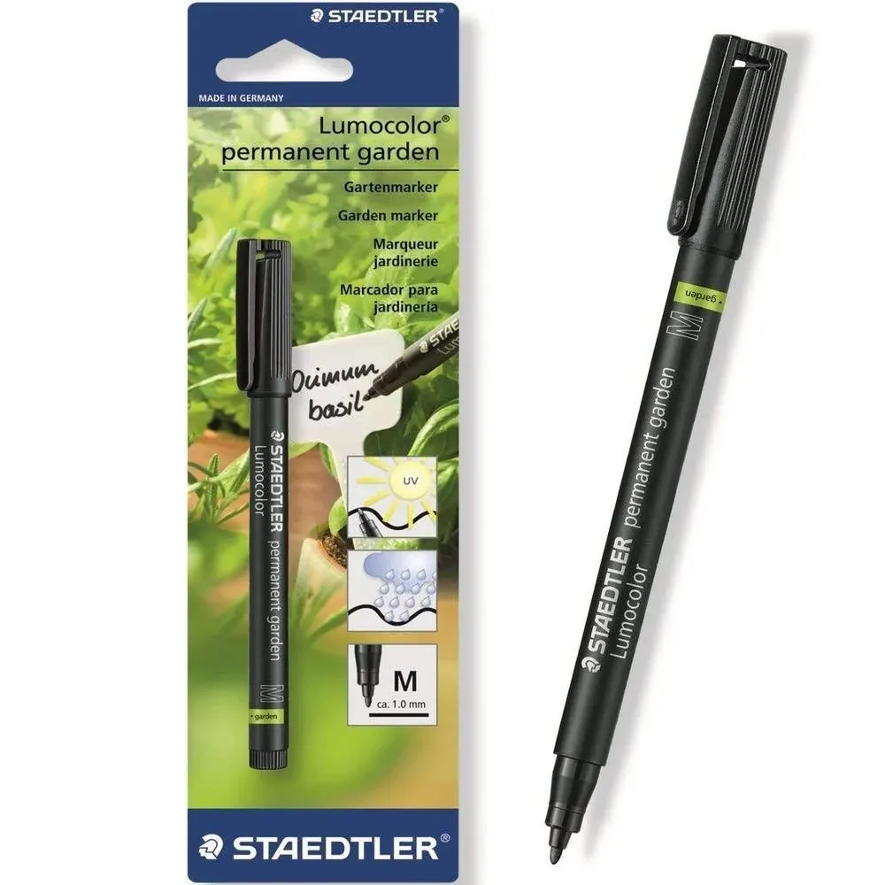 Staedtler Garden Marker Pen Permanent Outdoor Marker Pack of 2