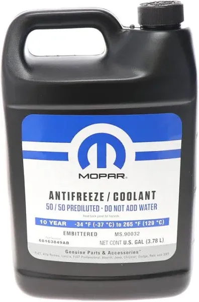 2017 Dodge Charger OE Replacement Series Coolant/Antifreeze Sold individually 68163849AB by Mopar®