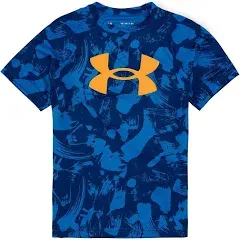 Under Armour Boys&#039; Size XL Tech Big Logo Printed Short-Sleeve T-Shirt NEW