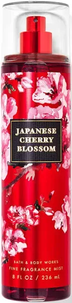 Bath & Body Works Japanese Cherry Blossom for Women Fine Fragrance Mist, 8 Ounce