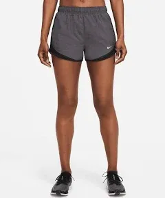 Nike NWT Womens Dri-Fit Black/Grey Runnig Shorts Size S (style CU8890)