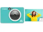 Canon IVY CLIQ2 5 Megapixel Instant Digital Camera Turquoise 4520C002