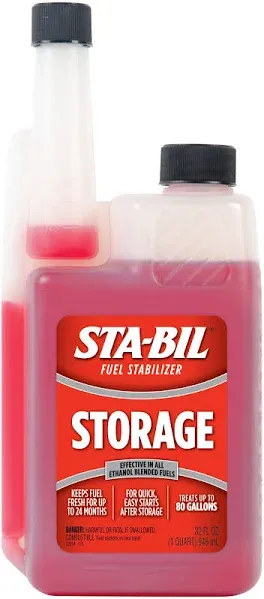 New Stens Sta-Bil Fuel Stabilizer 770-119 for 32 oz. bottle