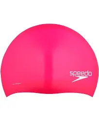 Speedo Long Hair Silicone Swim Cap