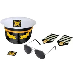 Dress Up America Captain Accessory Costume Set