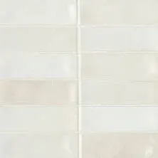 Celine 2" x 6" Glossy Porcelain Floor & Wall Tile in White