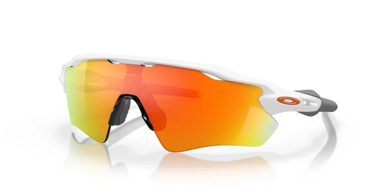 Oakley Radar EV Path Fire Iridium Sunglasses - Polished White