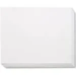 Pacon Four-ply Railroad Board, 22 X 28, White, 100/carton