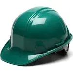 Pyramex HP14135 SL Series Cap Style Hard Hat - 4-Point Ratchet Suspension - Green