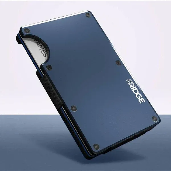 Ridge Wallet - Navy - Money Clip