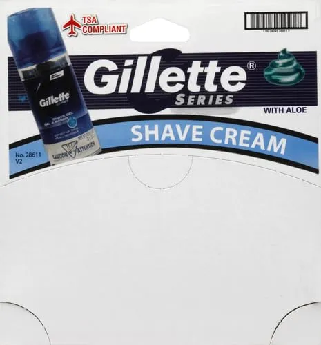 Gillette Sensitive Skin Triple Protection Shave Gel 2 Count / 7 oz