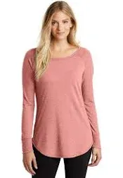 District Women's Perfect Tri Long Sleeve Tunic Tee