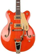 Gretsch G5422TG 6 String Hollow Body Electric Guitar - Orange Stain (2506217512)