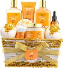 Lovery Luxe Almond Milk & Honey Spa Gift Basket