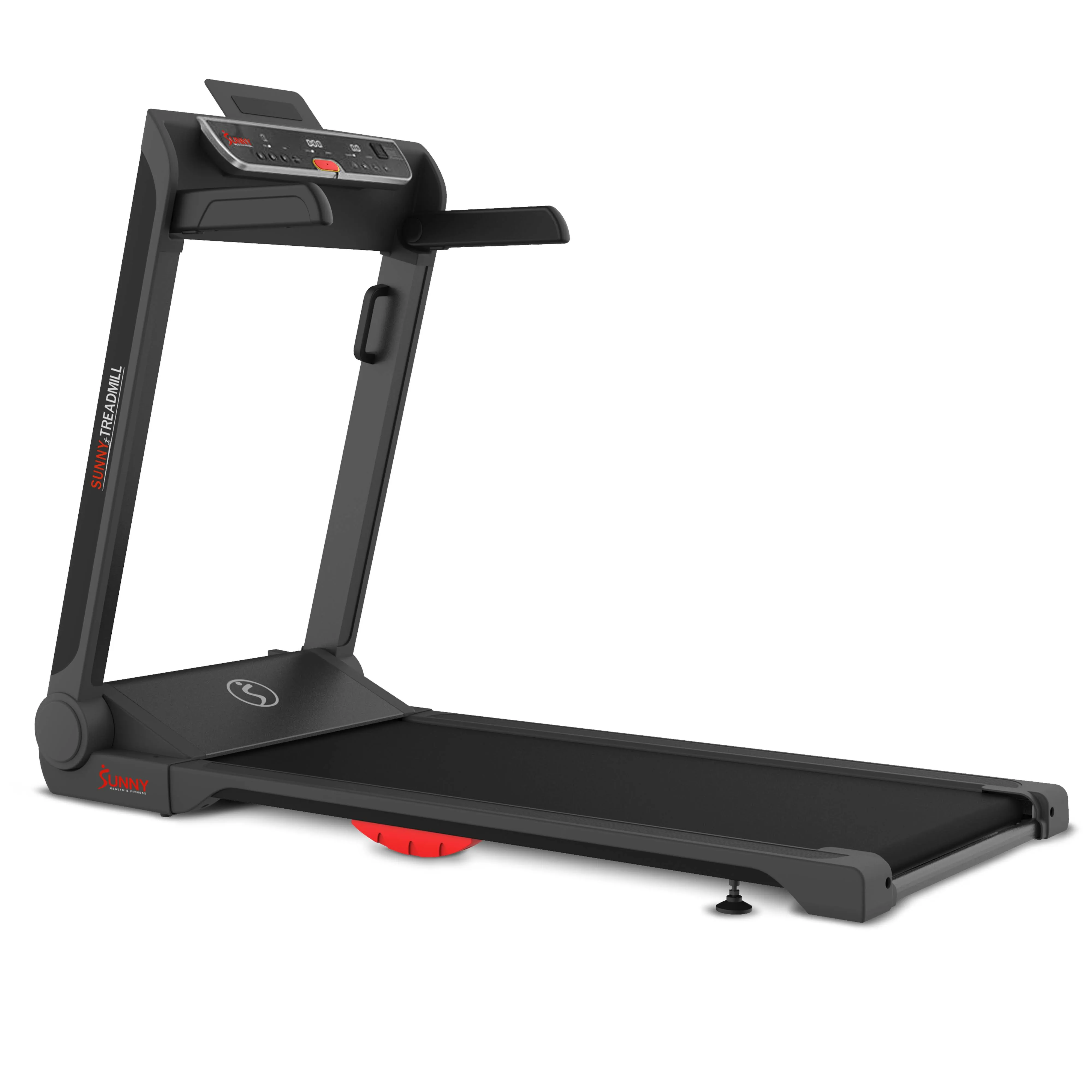 Sunny Health Fitness Smart Strider Treadmill with 20" Wide LoPro Deck