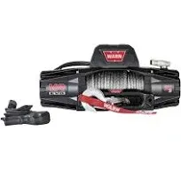 Warn VR EVO 10-S Electric Winch with Synthetic Wire Rope 3/8&#034;x90&#039; 10000 lbs Pull