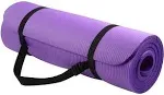 All Purpose 1/2-Inch Extra Thick High Density Anti-Tear Exercise Yoga Mat with C