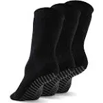 Gripjoy Men's Crew Grip Socks Black 3-Pack