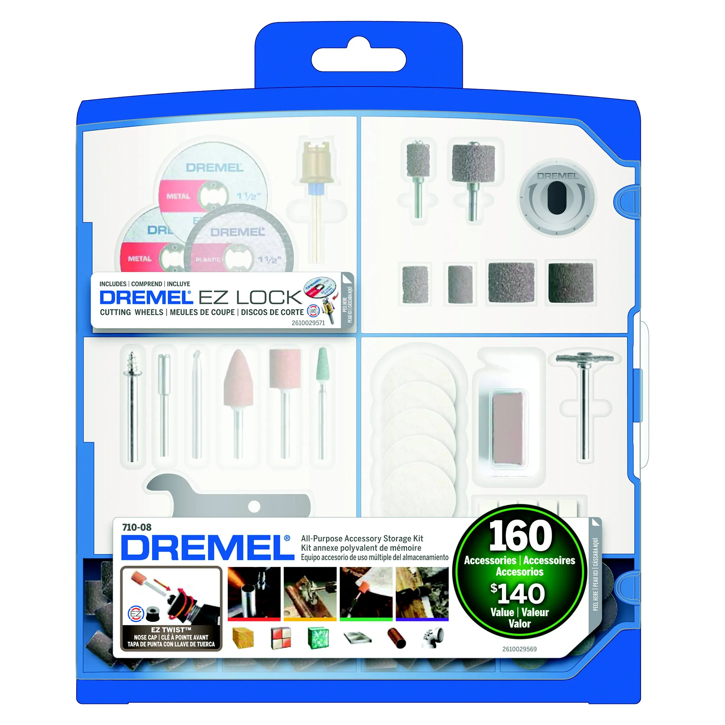 Dremel 710-08 160 Piece All-Purpose Accessory Kit