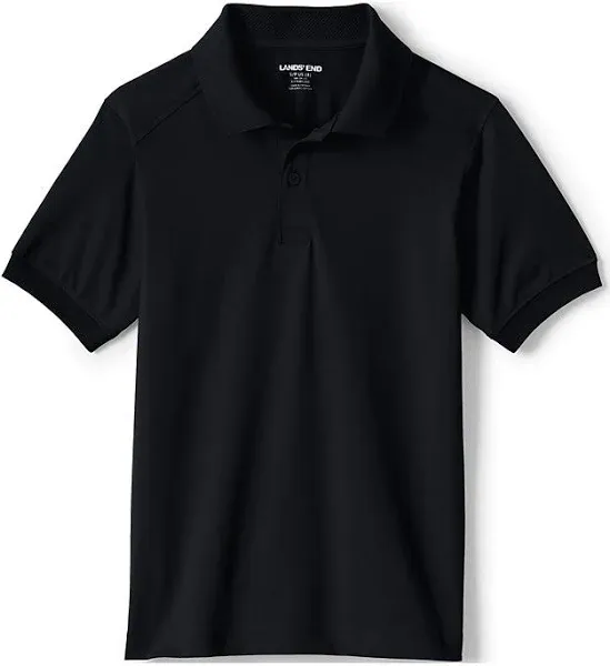 Lands' End Kids Short Sleeve Rapid Dry Polo Shirt