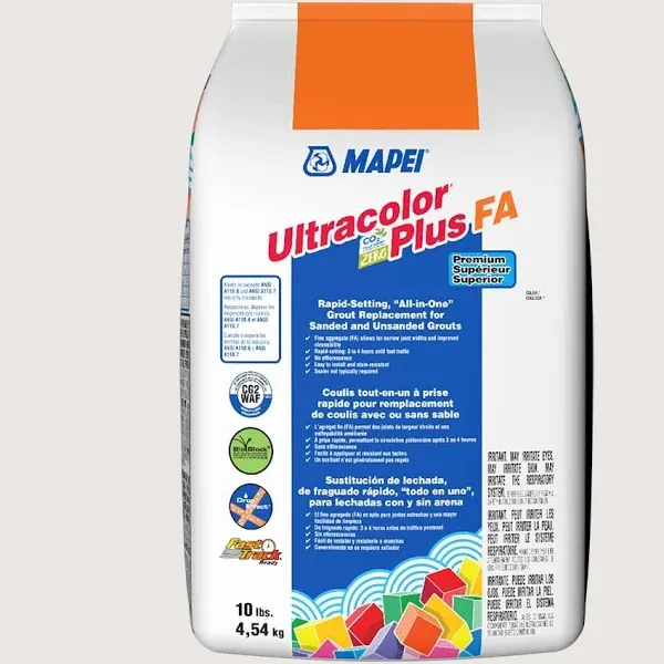 Mapei Ultracolor Plus FA Avalanche All-in-One Grout