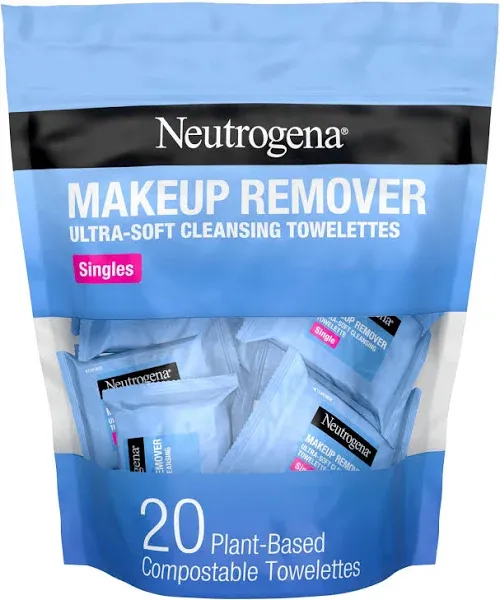 Neutrogena 20-Pack Makeup Remover Cleansing Towelette Singles