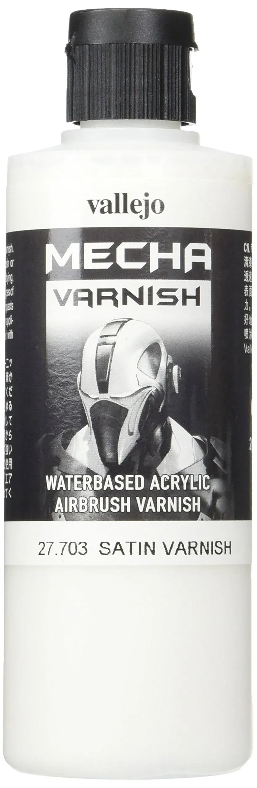 Vallejo 27703 200ml Bottle Satin Varnish Mecha Color