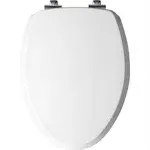 Mayfair Slow Close Round White Molded Wood Toilet Seat