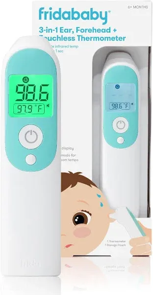 Fridababy® 3-in-1 Infrared Digital Ear and Temporal Thermometer