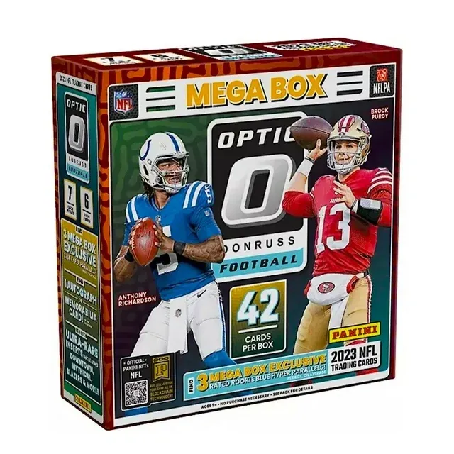 Panini America 2023 Donruss Optic Football Mega Box (Blue Hyper)