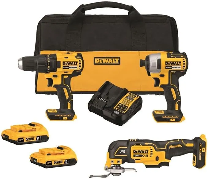 DeWalt DCK379D2 20V MAX* Brushless Cordless 3-Tool Combo Kit