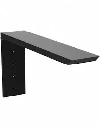 H x 6 in. V Aluminum Regular Shelf Bracket