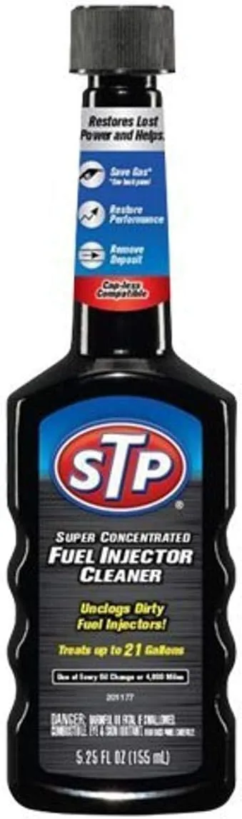 STP Fuel Injector Cleaner, Super Concentrated, Bottles, 5.25 Fl Oz, Pack of 6, 78577-6PK