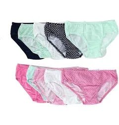 Fruit of the Loom Girls' Cotton Hipster Underwear