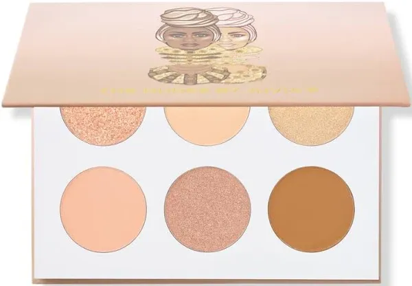 Juvia's Place Palette The Nudes - Neutral Hues, Blush, Sand, & Shimmer, Professional Eye Makeup, Pigmented Palette for Eye Color & Shine, Pressed, Shades of 6