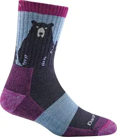 Darn Tough Women's Bear Town Micro Crew Lightweight with Cushion Dark Teal / S