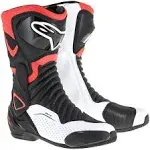 Alpinestars SMX-6 V2 Vented Boots Black/Red/White 50