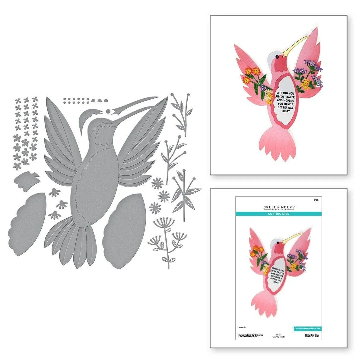 Spellbinders Die Hummingbird Card Creator 