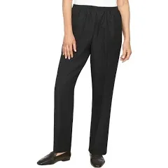 Petite Alfred Dunner Classic Pull-On Straight-Leg Pants