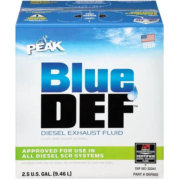 Blue DEF Diesel Exhaust Fluid