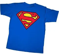 Popfunk Superman Logo, Youth Kids Boys & Girls T Shirt & Sticker Collection