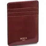 Bosca Old Leather Deluxe Front Pocket Wallet - Brown