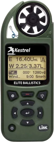 Kestrel 5700 Elite Weather Meter with Applied Ballistics & Link Tan