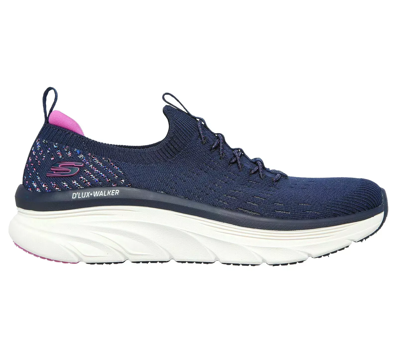 Skechers D&#039;Lux Walker / STAR STUNNER / Womans / NAVY-PURPLE / NIB/ Reg $95